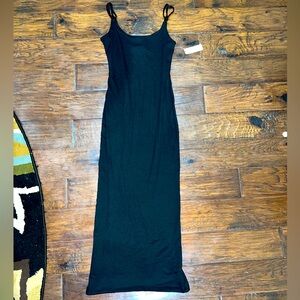 Black spaghetti strap Bodycon dress